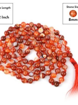 Buy Natural Carnelian Jaap Mala Buy Natural Carnelian Jaap Mala