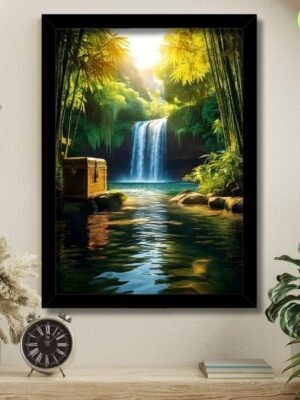 waterfall photo frame for prosperity | vastu direction north waterfall photo frame for prosperity | vastu direction north