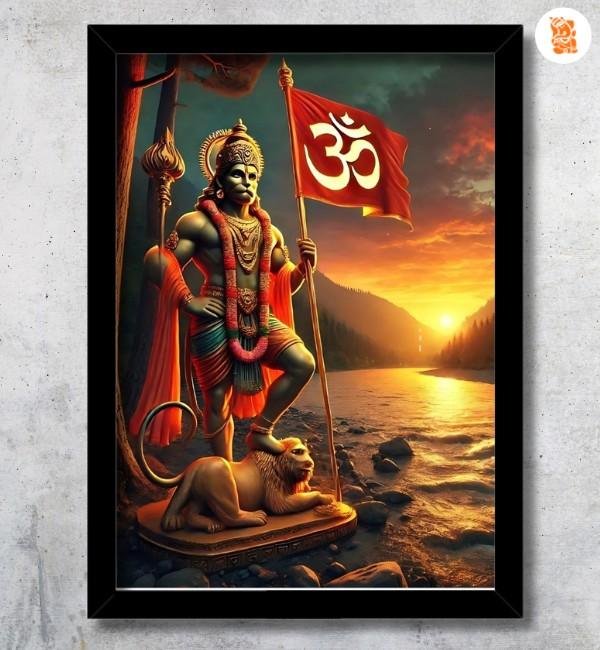 hanuman carrying flag photo frame to end litigations hanuman carrying flag photo frame to end litigations