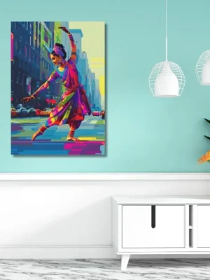 bharatanatyam dancer street art poster – 30×45 cm photo bharatanatyam dancer street art poster – 30x45 cm photo