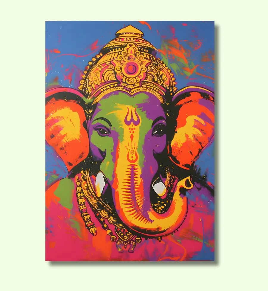 lord ganesha painting shri ganesh ganpati poster 30x45 cm ganesha drawing Lord Ganesha Painting | Shri Ganesh Ganpati Poster | 30x45 CM Ganesha Drawing