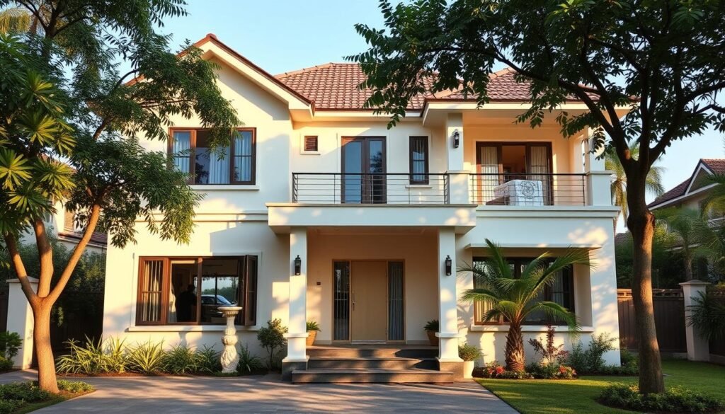 Perfectly balanced east facing house designed according to Vastu principles Perfectly balanced east facing house designed according to Vastu principles