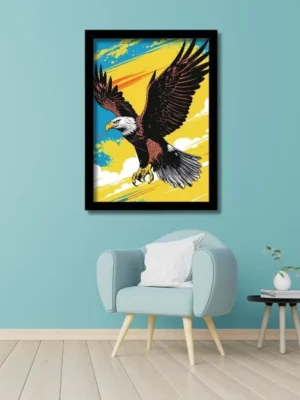 energized eagle photo frame | buy eagle painting vastu online energized eagle photo frame | buy eagle painting vastu online